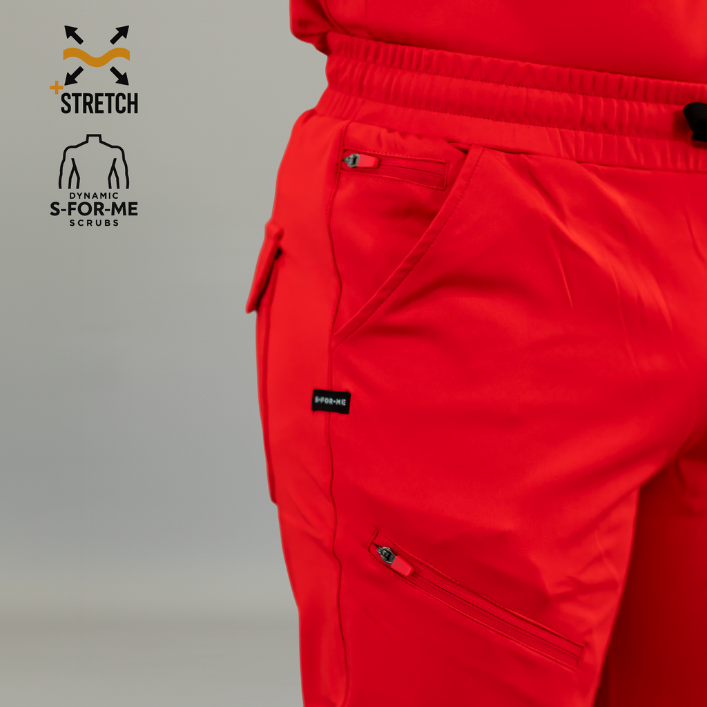 Jogger Rojo Super Stretch Hombre, Scrubs 905