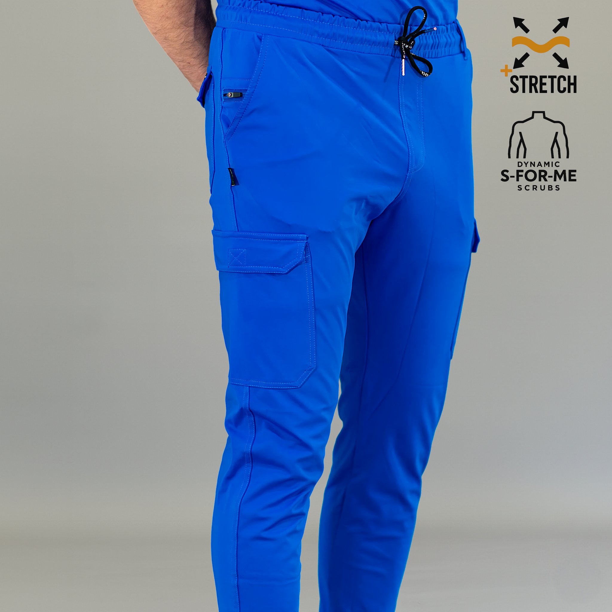 Scrub pants hombre azul rey 901 Super Stretch