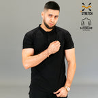 Uniforme quirúrgico hombre negro filipina 901 detalle lateral