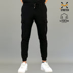 Pantalón quirúrgico negro hombre con bolsillos funcionales