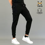 Uniforme quirúrgico hombre negro con pantalón jogger 901