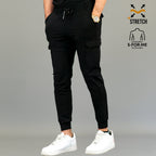 Scrub jogger negro hombre para clínica y hospital