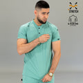 Filipina quirúrgica hombre verde menta 901 Super Stretch vista frontal