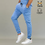 Jogger médico azul plumbago hombre Scrubs 901 Super Stretch con corte slim