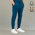 Jogger quirúrgico hombre azul caribe 901 Super Stretch vista frontal