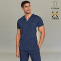 Filipina Quirúrgica 940 Azul Marino/ Beige Super Stretch Hombre