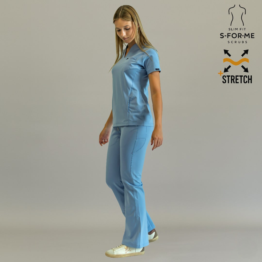 Filipina quirúrgica mujer 915 plumbago - ropa quirúrgica Super Stretch