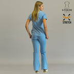 Pantalón 915 Super Stretch plumbago - uniformes quirúrgicos para doctoras