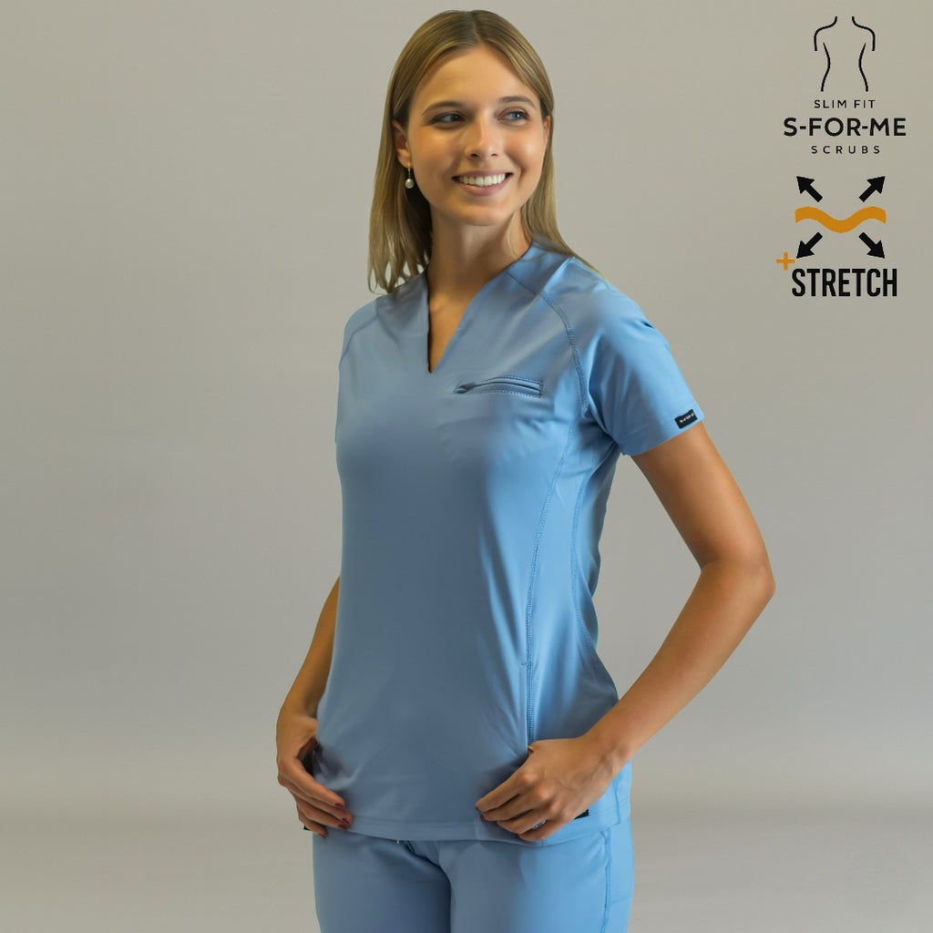 Filipina 915 mujer plumbago - scrubs para enfermeras y doctoras