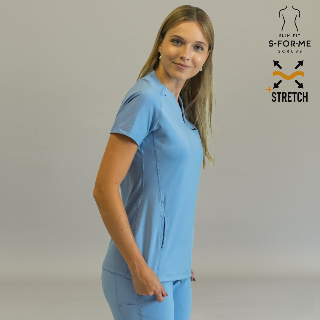 Filipina quirúrgica 915 plumbago - ropa quirúrgica para doctoras México