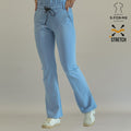 Pantalón quirúrgico 915 mujer plumbago acampanado Super Stretch - Sandel Médica