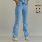 Pantalón 915 mujer plumbago acampanado - uniforme quirúrgico mujer Sandel