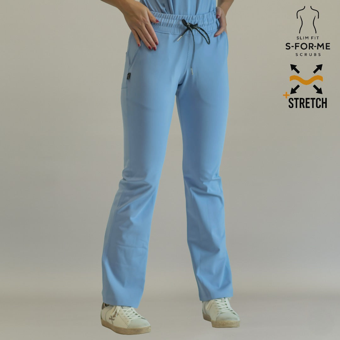 Pantalón 915 mujer plumbago acampanado - uniforme quirúrgico mujer Sandel