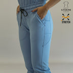 Pantalón 915 plumbago acampanado - scrubs mujer para hospitales México