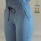 Pantalón quirúrgico mujer 915 plumbago - ropa quirúrgica Super Stretch