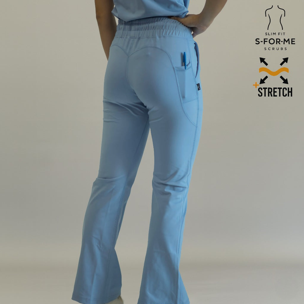 Pantalón quirúrgico plumbago 915 - uniformes quirúrgicos mujer Sandel