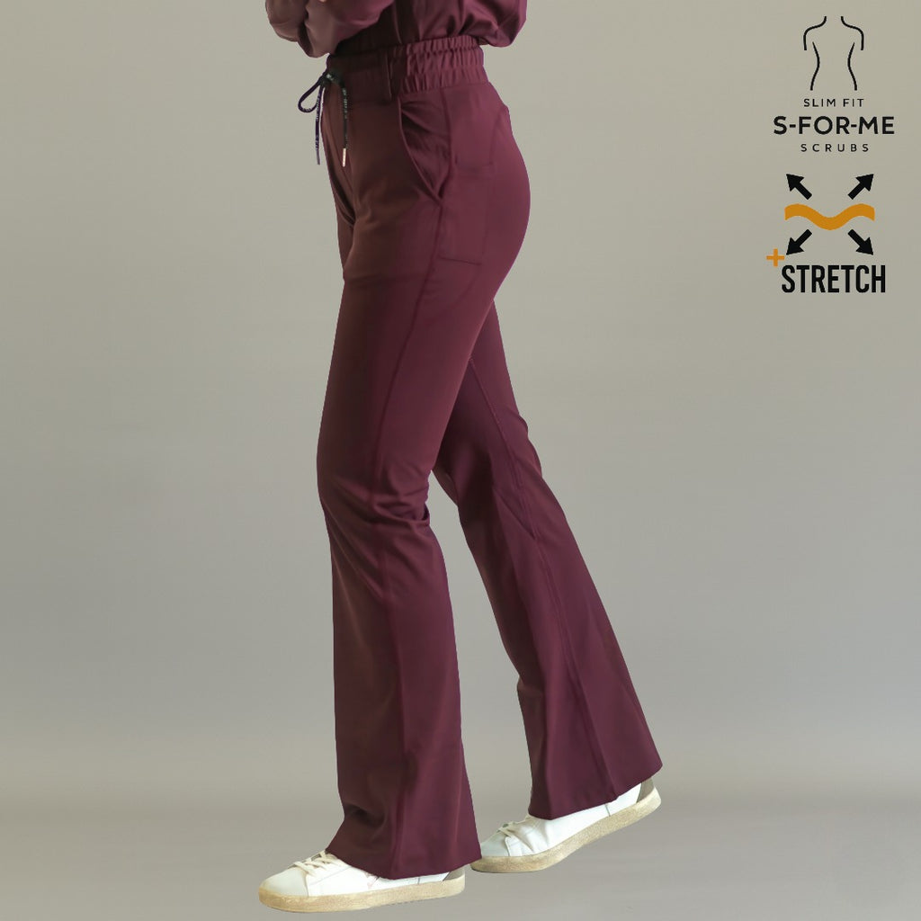 Ropa quirúrgica mujer vino — pantalón 915 Super Stretch Sandel Médica