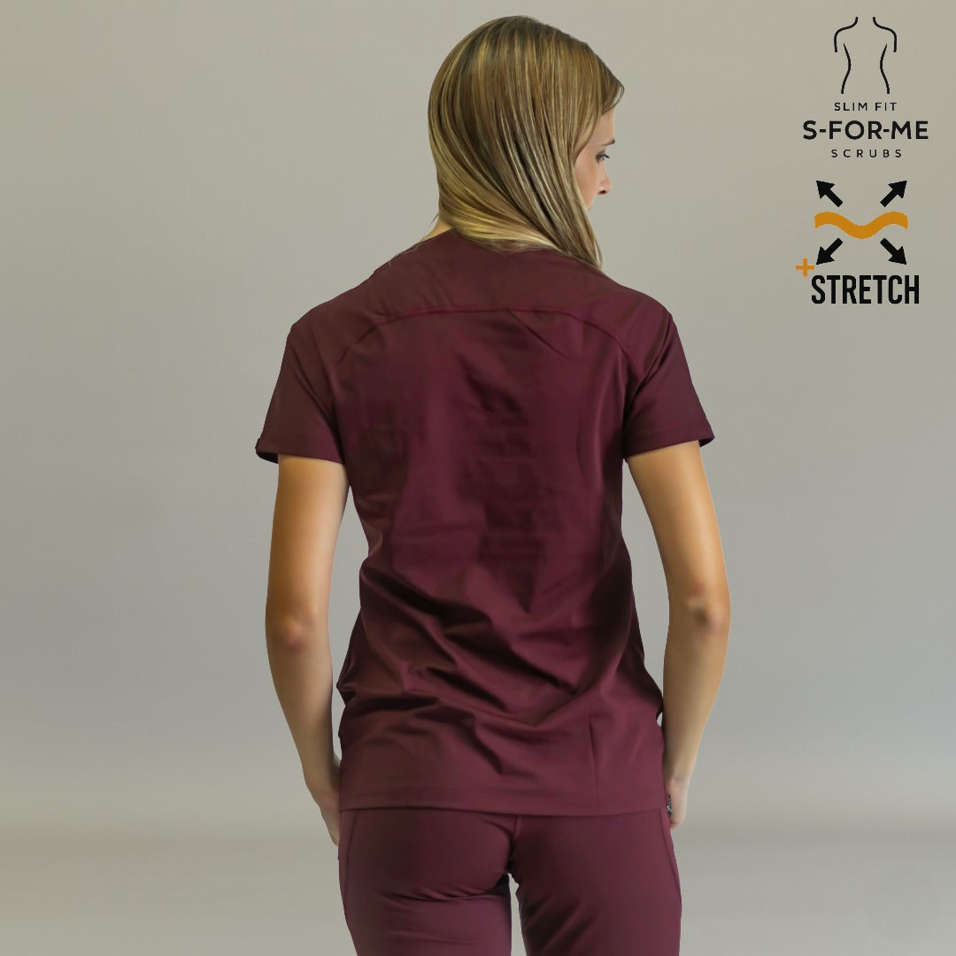 Ropa quirúrgica mujer vino — filipina 915 Super Stretch Sandel Médica