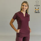 Filipina quirúrgica vino — uniformes quirúrgicos mujer para consultorios