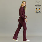 Scrubs vino acampanados — pantalón 915 mujer Super Stretch Sandel Médica