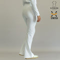 pantalon quirurgico 915 mujer blanco acampanado super stretch frente sandel medica