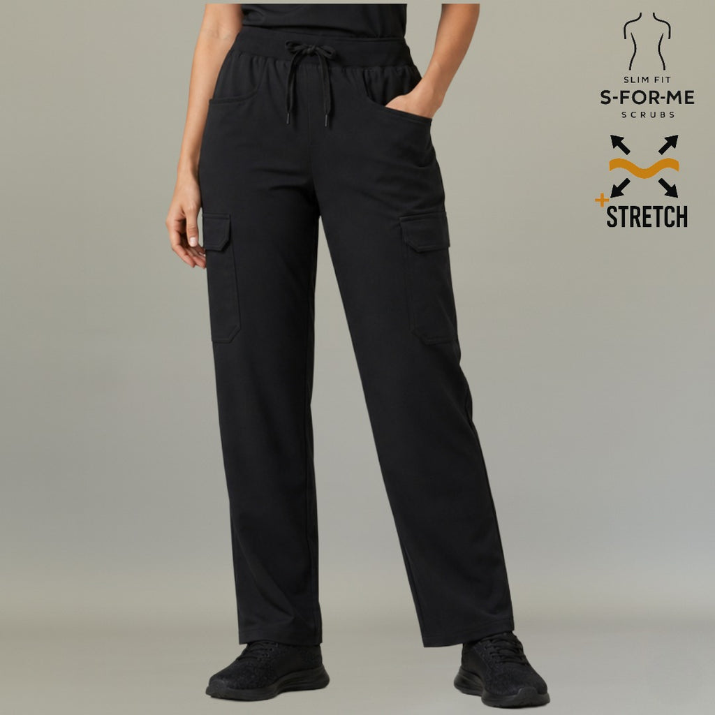 Pantalon Quirúrgico 940 Mujer Negro Super Stretch, Scrubs