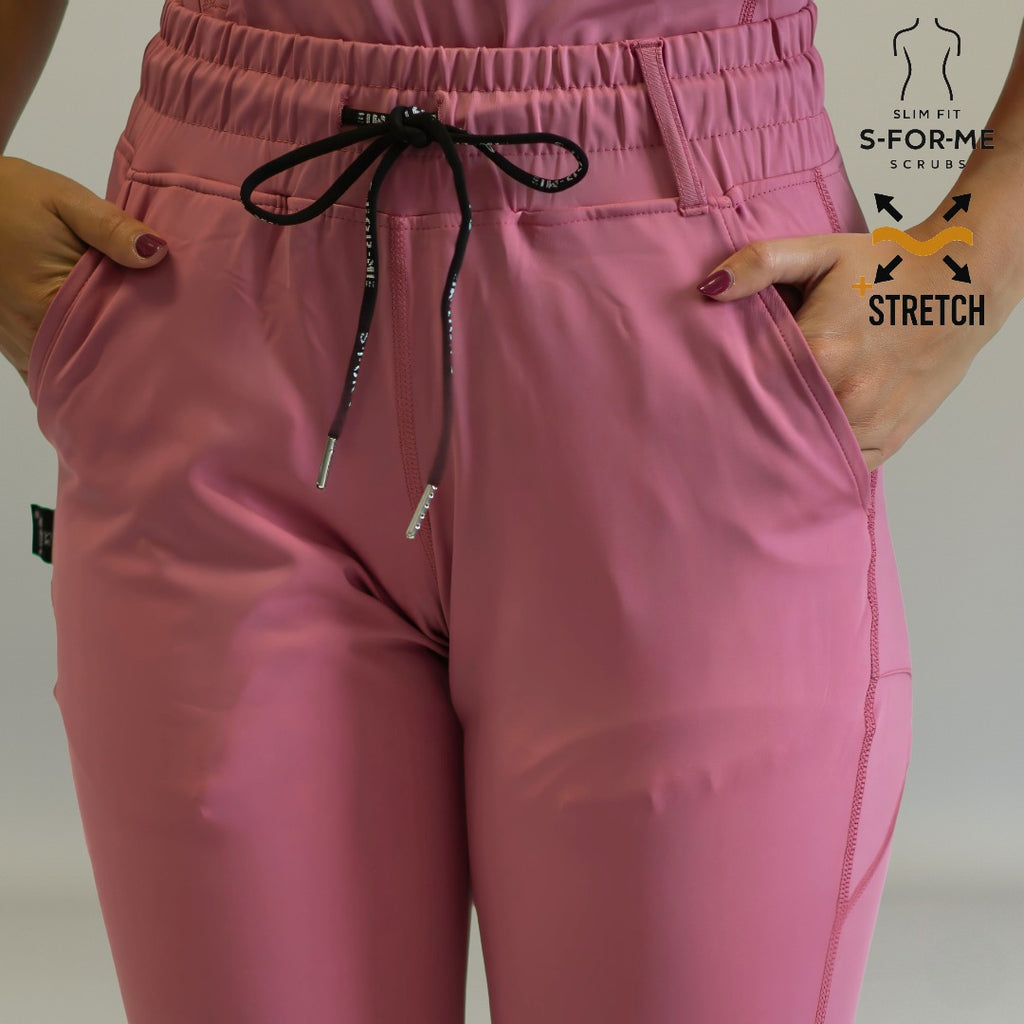 detalle bolsillos pantalon quirurgico 915 palo de rosa mujer sandel medica