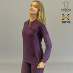 scrub top uva mujer 915 super stretch vista completa Sandel Medica