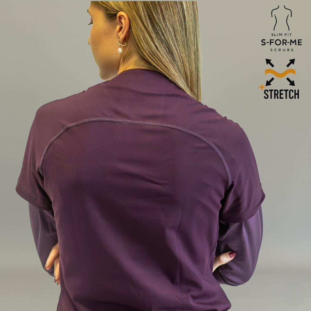 filipina medica uva mujer 915 tela super stretch detalle bolsillo Sandel Medica