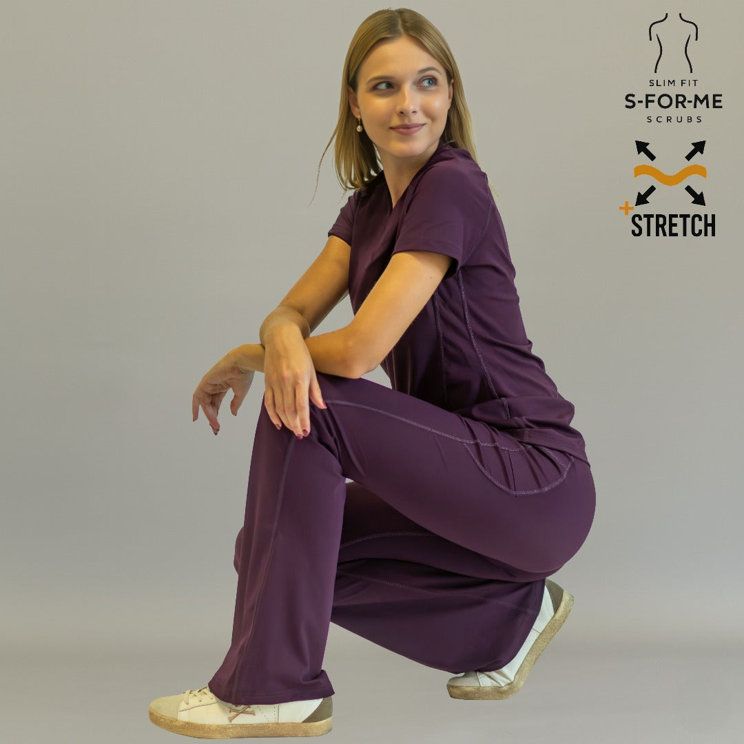 uniforme medico uva mujer 915 stretch nutriologa cosmetologa Sandel Medica