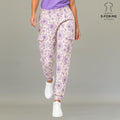 Jogger Estampado Flores Moradas 6 bolsas Mujer FW