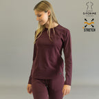 blusa under scrub vino mujer super stretch uso hospital sandel medica