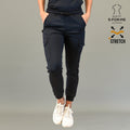 Jogger quirurgico negro para mujer Estilo 910 Super Stretch vista principal