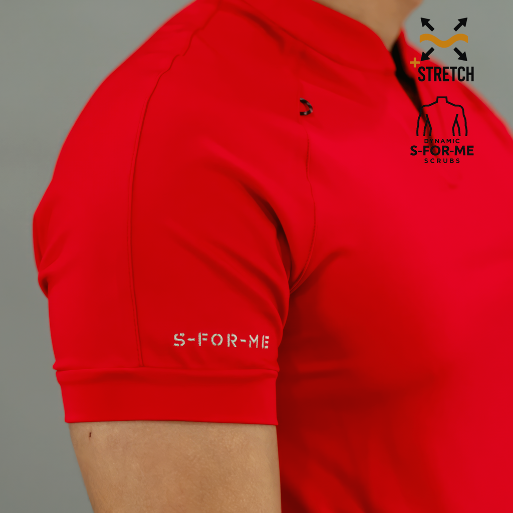 Filipina Quirúrgica Super Stretch Roja Hombre, Scrubs 905