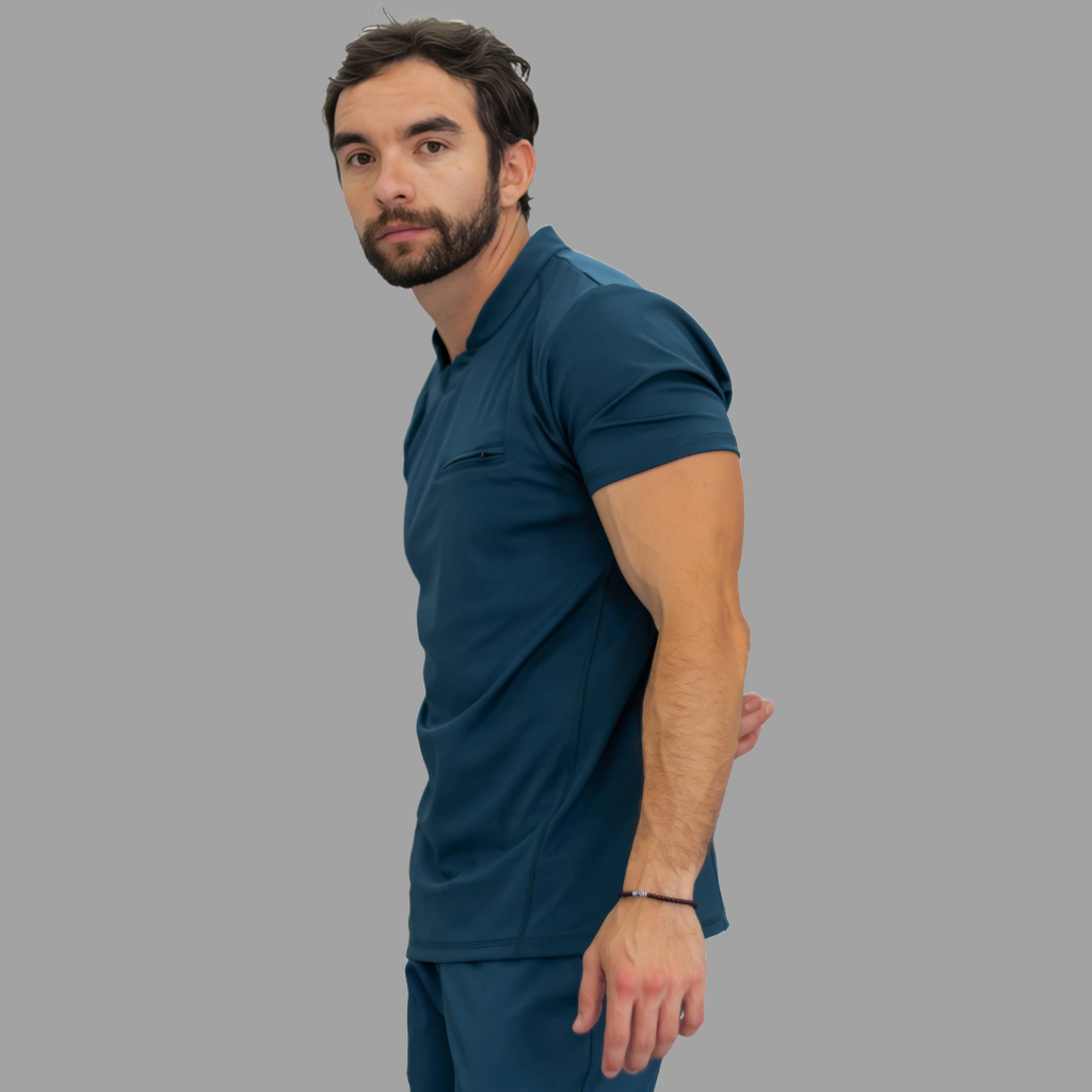 Conjunto Quirúrgico Airforce para Hombre – Estilo 910 | Super Stretch Slim Fit