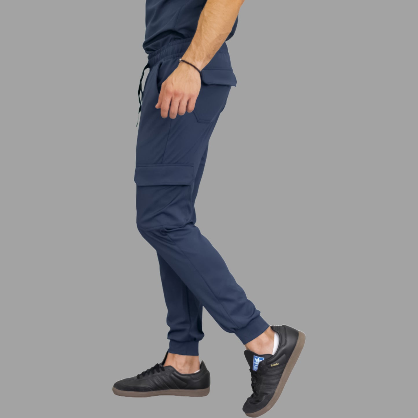 Jogger Est. 910 Quirúrgico Azul Marino Hombre Super Stretch, Scrubs Est. 910