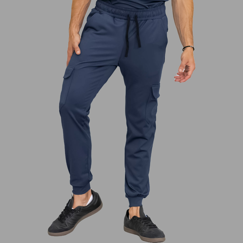 Jogger Quirúrgico Azul Marino Hombre Super Stretch, Scrubs Est. 910