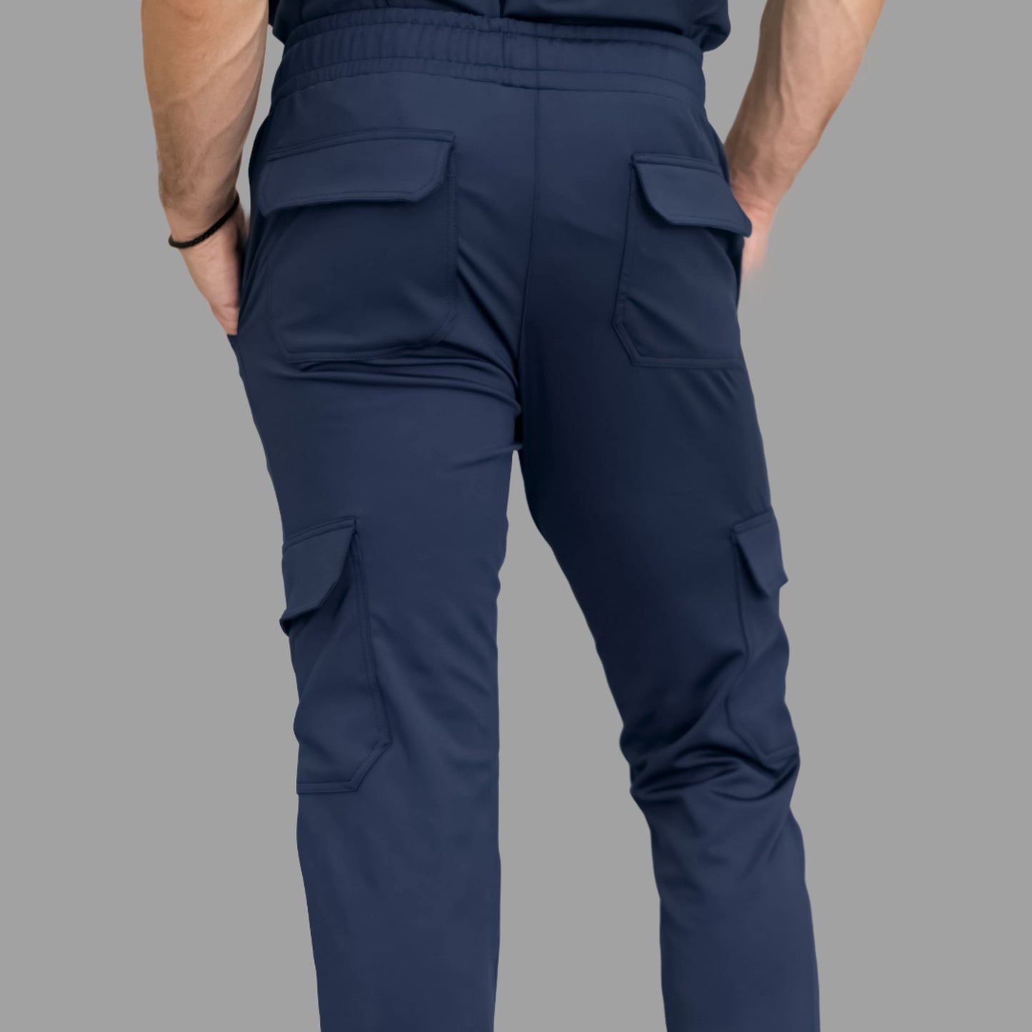 Jogger Est. 910 Quirúrgico Azul Marino Hombre Super Stretch, Scrubs Est. 910