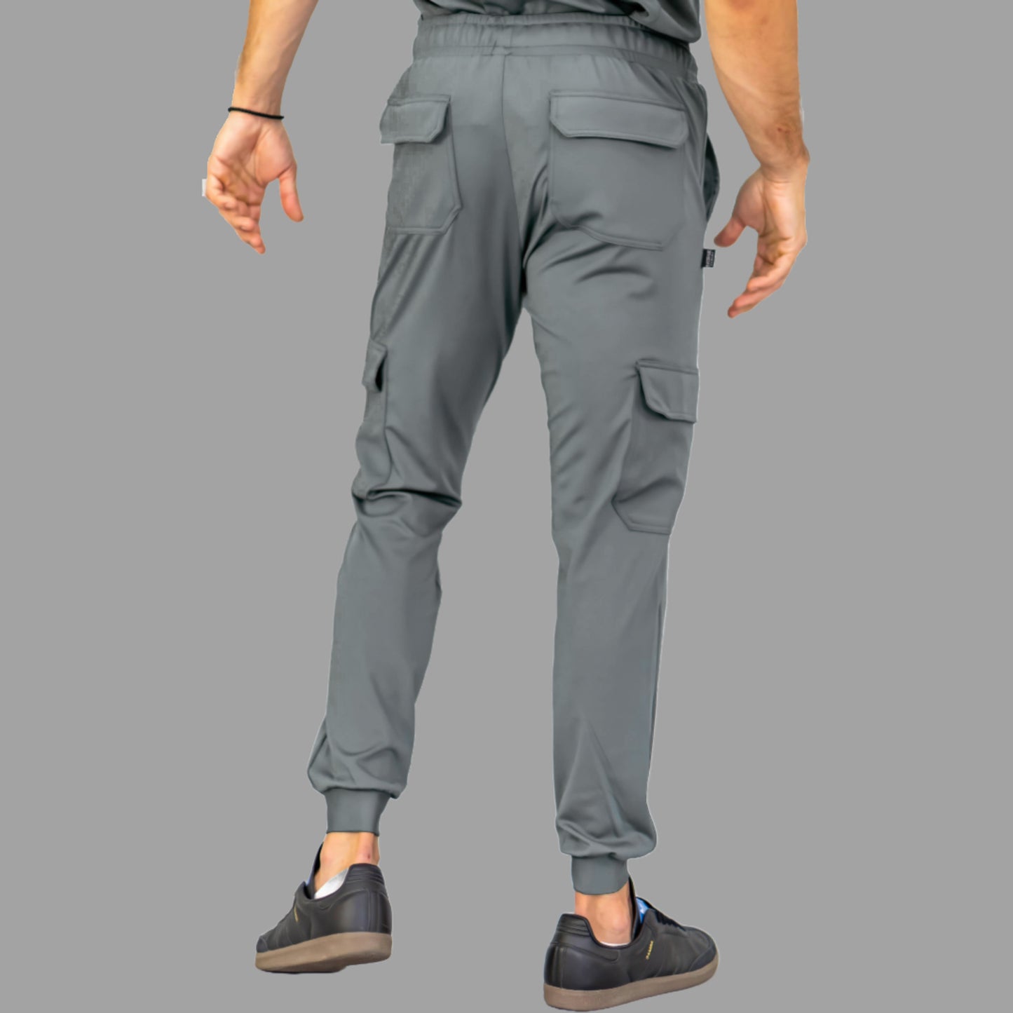 Jogger Est. 910 Quirúrgico Hombre Gris Medio Super Stretch, Scrubs 910