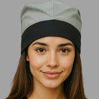 Gorro Quirúrgico Gris Stretch Unisex