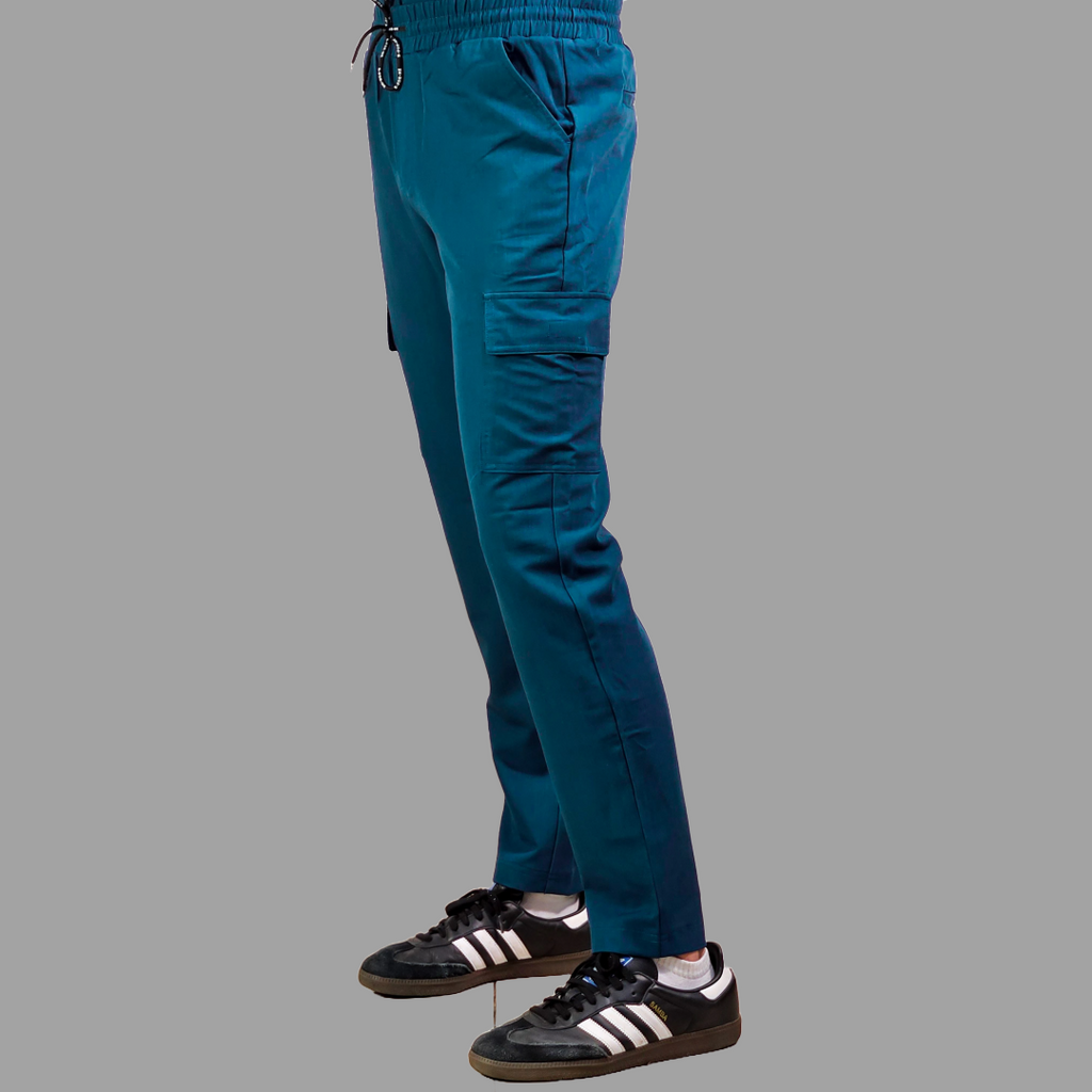 Pantalon Quirurgico Antifluido Hombre Azul Caribe, Scrubs 300