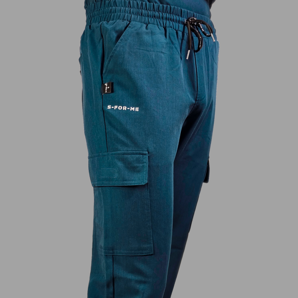 Pantalon Quirurgico Antifluido Hombre Azul Caribe, Scrubs 300
