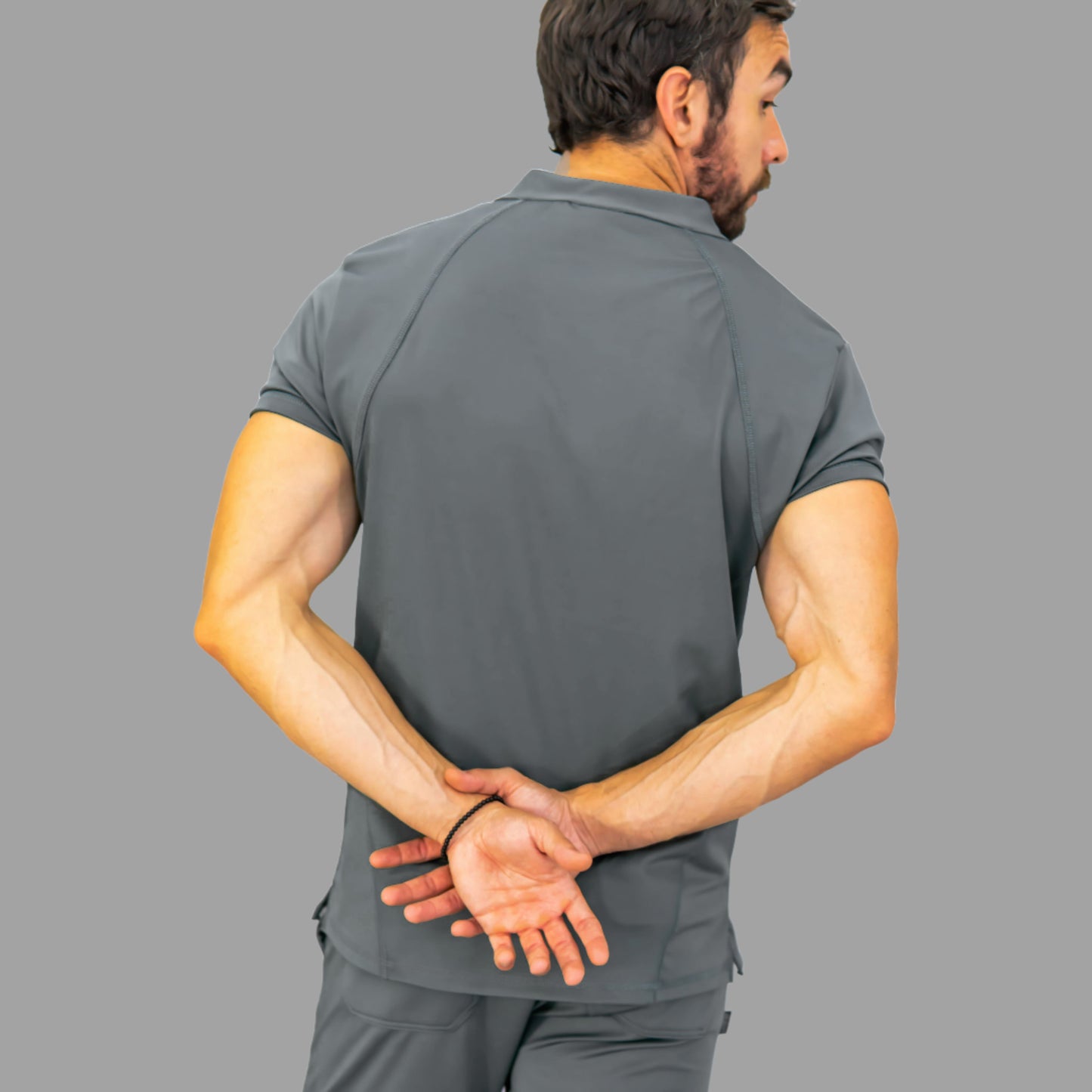 Filipina Est. 910 Quirúrgica Hombre Gris Medio, Scrubs 910 Super Stretch