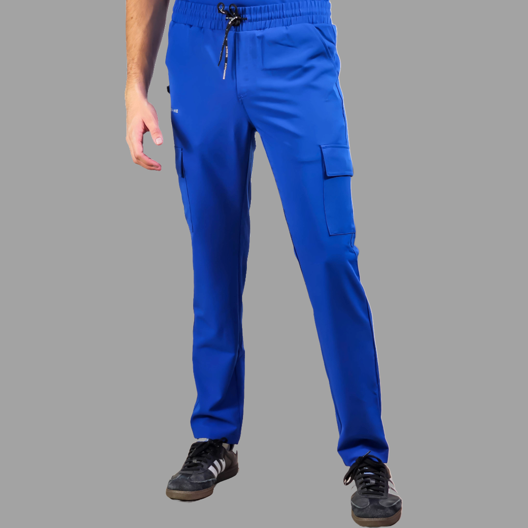 Pantalon Quirurgico Antifluido Hombre Azul Rey, Scrubs 300