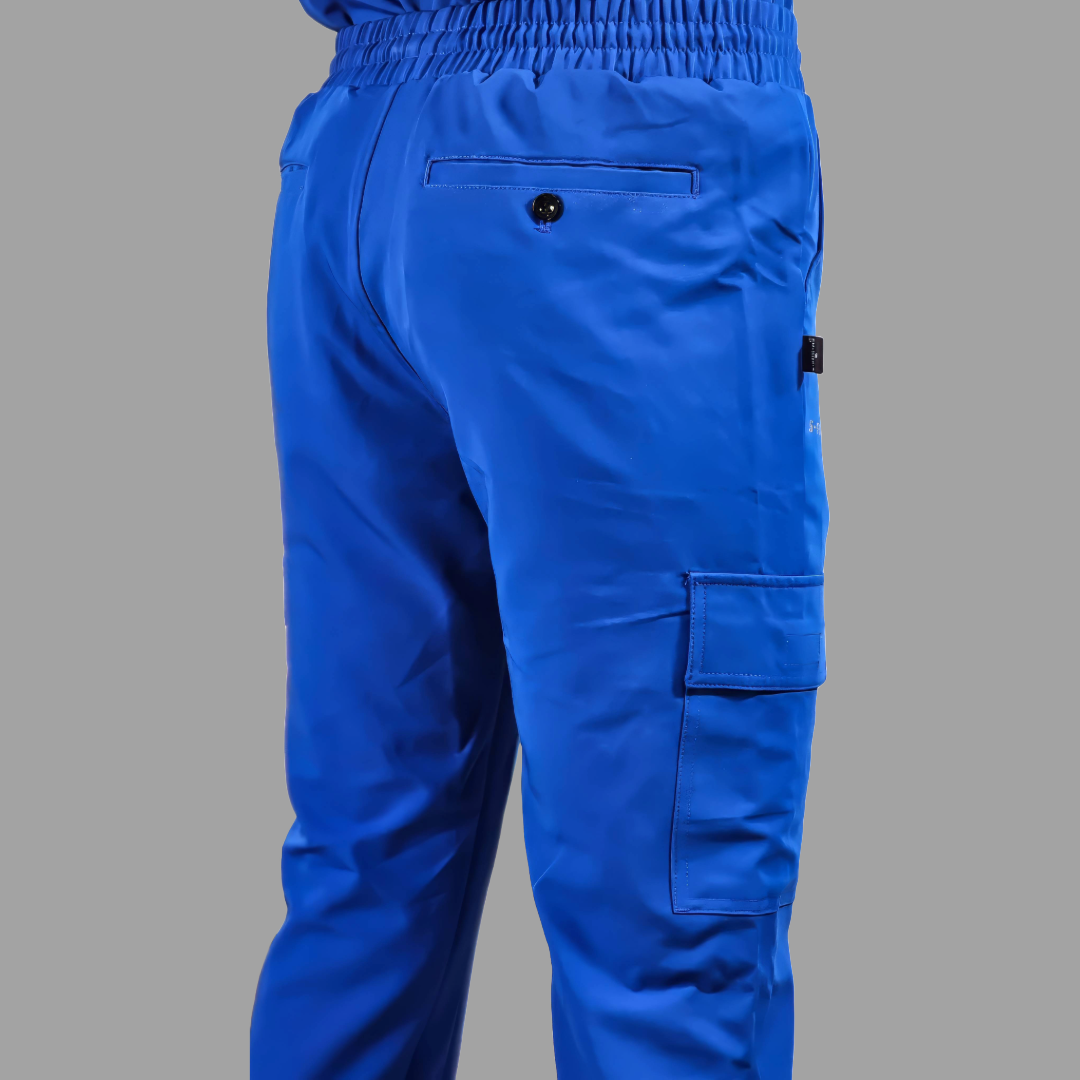 Pantalon Quirurgico Antifluido Hombre Azul Rey, Scrubs 300
