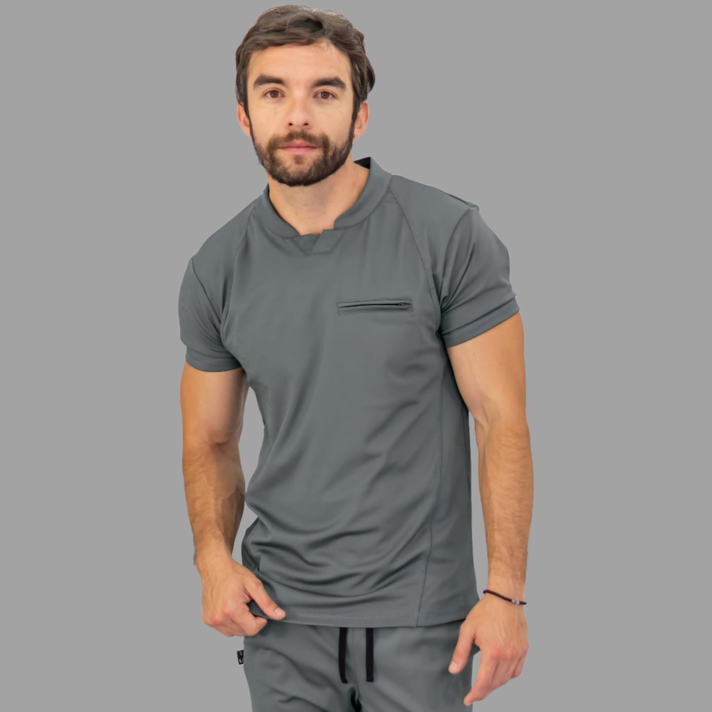 Filipina Est. 910 Quirúrgica Hombre Gris Medio, Scrubs 910 Super Stretch