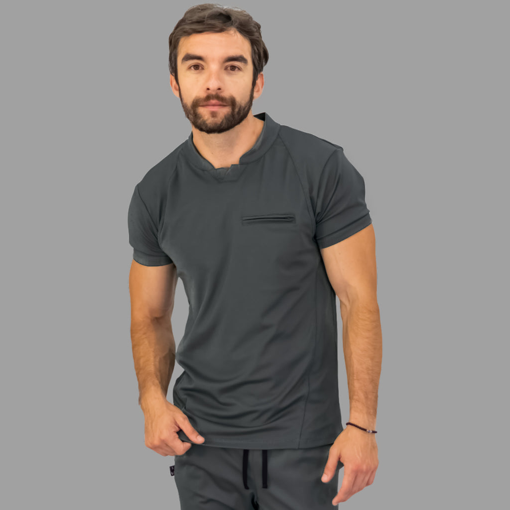 Filipina Quirúrgica 910 Hombre Gris oxford, Scrubs Super Stretch
