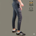 Pantalón quirúrgico hombre 901 Gris Oxford Super Stretch corte jogger