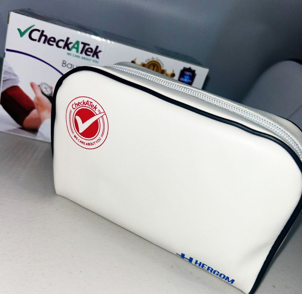 Kit Baumanometro Popular Aneroide Rojo (incluye estetoscopio)