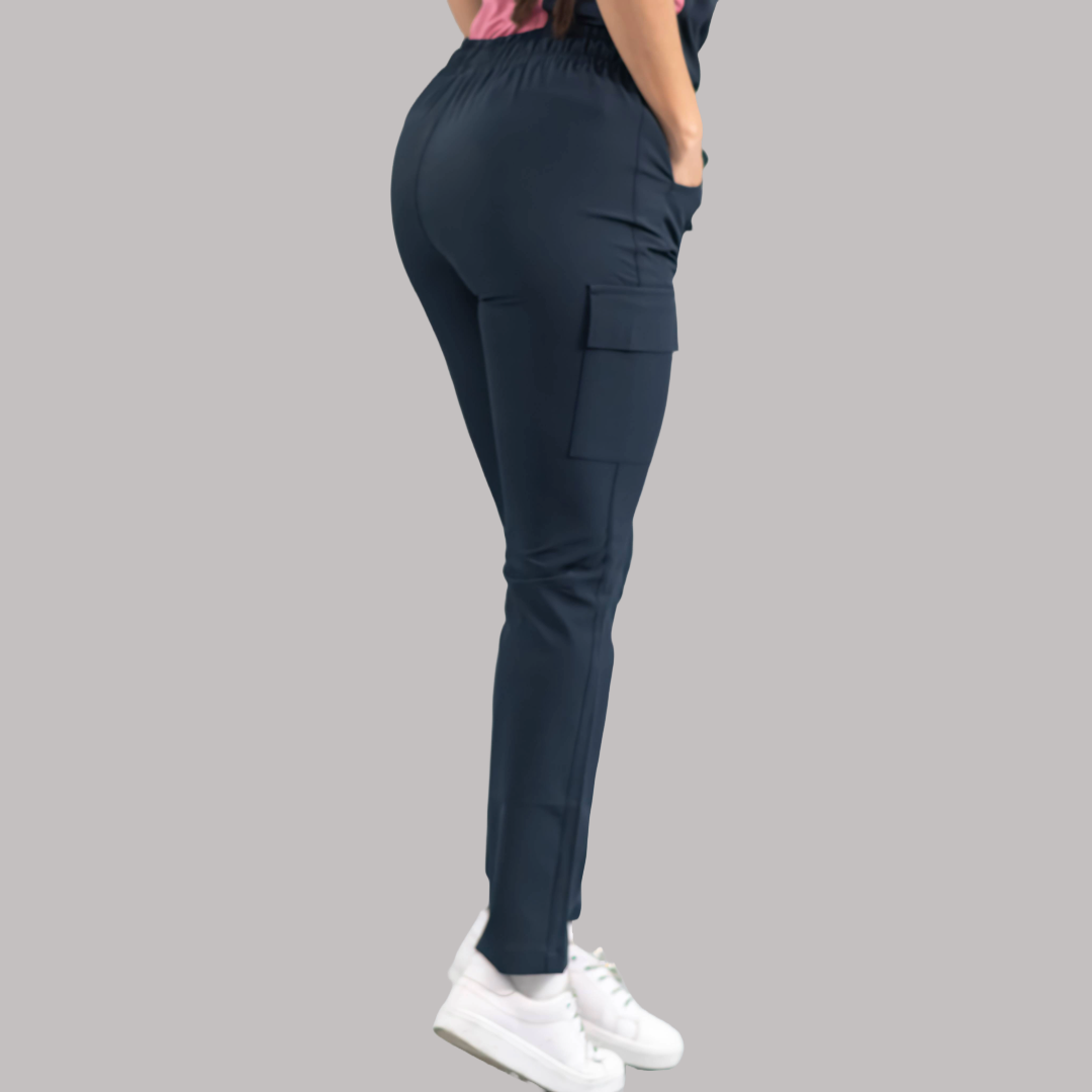Pantalón Skinny, Azul Mno F.W Mujer, Scrubs 520